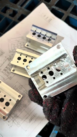 CNC Machining Process | Precision Milling of Custom Metal Parts#cnc machining#machined parts