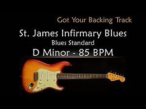 Backing Track - St James Infirmary Blues in D Minor