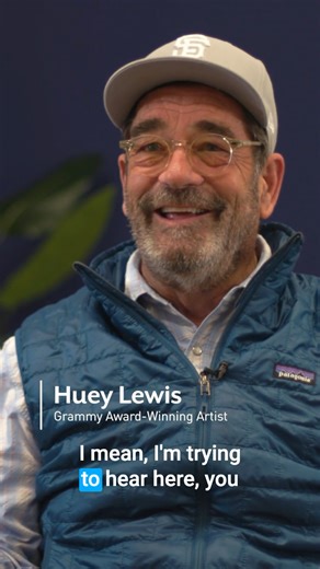 From his legendary music career to his new Broadway show “The Heart of Rock and Roll”, hearing loss doesn’t stop Huey Lewis & The News from entertaining audiences worldwide. His Genesis AI hearing aids and accessories, including the Table Mic, are his self-proclaimed most prized possessions and help him connect with audiences, cast, crew, and media. #HearingAids #HearingLoss #HearingLossAwareness #StarkeyGenesis | Starkey Hearing