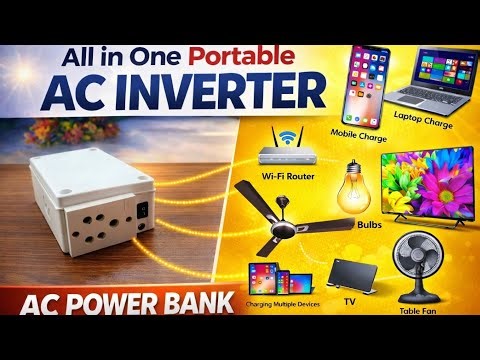 Best Portable AC Inverter Power Bank 🔥 | Charge Everything On the Go