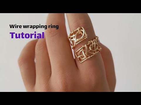 How to make Wire Wrap Ring - Easy Ring Tutorial - DIY Ring - DIY Handmade Jewelry - DIY Accessories