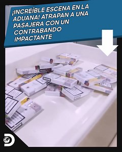 3K views · 32 reactions | Descubre la impactante historia de una pasajera que intenta contrabandear cajetillas de cigarrillos ocultas en su equipaje | Discovery Latinoamérica | Facebook