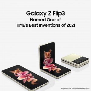 #UnfoldYourWorld with #GalaxyZFlip3 5G, one of TIME's Best Inventions of 2021. Learn more: http://spr.ly/6184JsB1E #Samsung | Samsung
