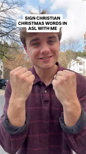 Sign Christian Christmas words in ASL with me! Been awhile since I did this! How’d you guys do? :) 🤟🏻#ASL #Deaf #christianreels #JesusisKing | Hayden Daum