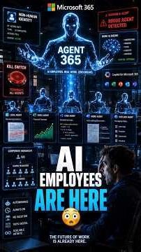 Microsoft Just Replaced Your Office Coworker With an AI Agent | AGENT 365 | AI News & Tech Update