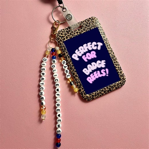 Personalized Dispatcher Glass Beaded Keychain/ Bag Charm: Gift Ideas for Dispatch and First Responders - Etsy