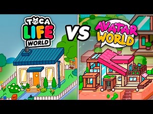 Avatar World vs Toca Boca | House Maker Comparison