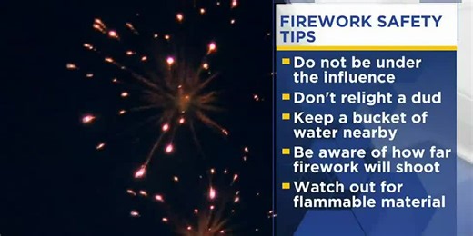 Firework safety tips for the Fourth of July