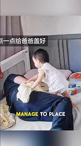 The care this little girl showed at just two years old is priceless