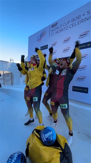 IBSF | Bobsleigh | Skeleton on Instagram: "🥇 First ever IBSF World Cup 4-Man Bobsleigh race win 👑 European Champion title 🏁 New track record Incredible performance today from @bobteam_ammour ! 🥹👏 #IBSF #slidingtoMiCo2026 #bobsleigh #winners"