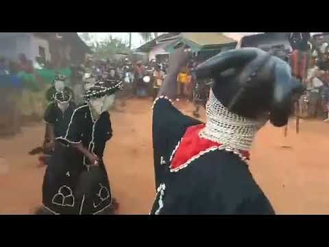 Traditional African juju dance