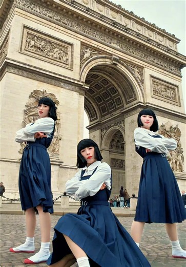Dancing Under the Arc de Triomphe in Paris