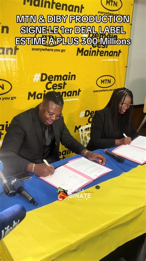 MTN et Diby Production signent le 1er deal label évalué à 300 millions
