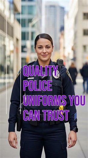 Quality police uniforms you can trust