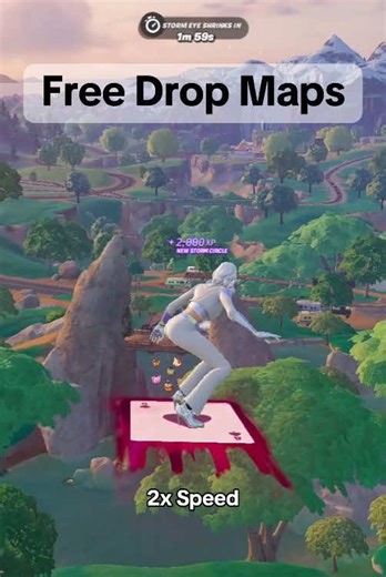 Best Free Drop Maps in the world. Come join the disocrd server to access them today! #fortnite #dropmaps #viral #chapter6