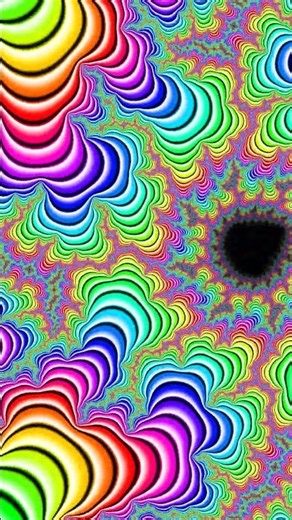 Zooming 10 quadrillion times into a fractal 🌀 #mathart #fractal #mindbending