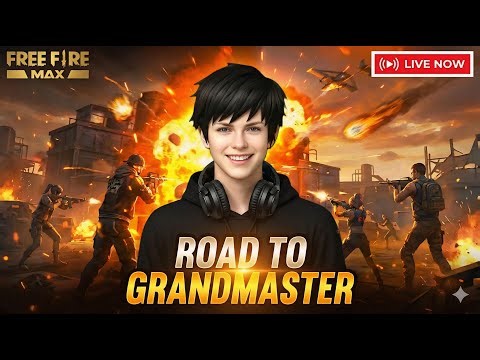 🔴Free Fire LIVE: CS Rank Season 34 Rank Push 🏆 Road To Grandmaster