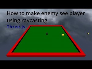 18d How to make enemy see player using raycasting three.js