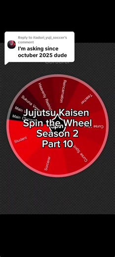 Spin the Wheel Challenge Inspired by Jujutsu Kaisen