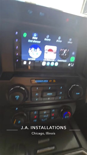 Ford F150 Radio Upgrade Wireless Apple CarPlay, Wireless Android Auto, Phone-Mirroring, Climate Controls through aftermarket Radio, Reverse Camera, and more... | J.A. Installations | Facebook