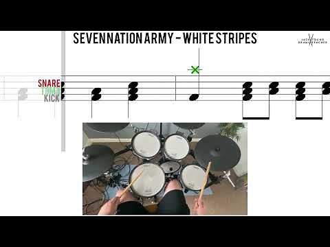 How to Play 🥁 Seven Nation Army White Stripes