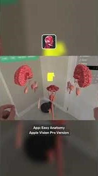 Easy Anatomy 3D on Apple Vision Pro! Revolution in 3D Anatomy 🚀