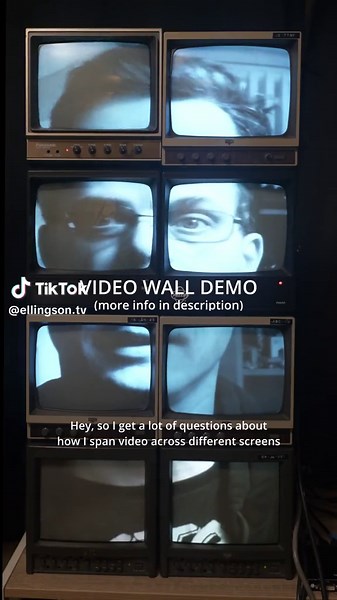 Setting Up an Eight Monitor Video Wall Display: A Detailed Guide