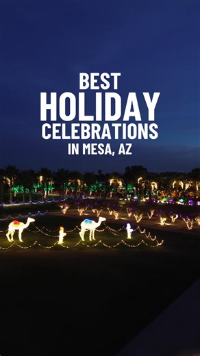 Holiday season is officially here and we are so excited!! Here are the top 5 MUST DO things this holiday season in Mesa, AZ. 1. Merry Main Street - Meet Santa, go Ice Skating, sample delicious holiday-inspired treats, catch a holiday show at the MAC, and so much more! 2. Movies at the Plaza at Mesa City Center - Every Friday night in December, catch an outdoor holiday movie at the Plaza. 3. Mesa Arizona Temple Lights - This FREE walkthrough is an iconic Mesa event, enjoy endless Christmas light 