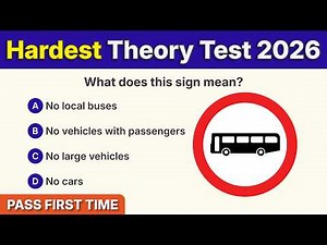 Theory Test 2026 UK Revision | DVSA Official Hardest Test Questions (Must Watch!) | PASS FIRST TIME