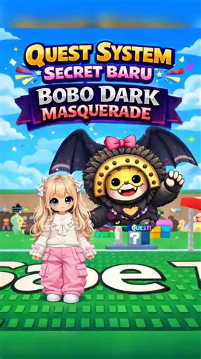 QUEST SYSTEM SECRET BARU! BOBO DARK MASQUERADE #roblox #emiliatv #games #gaming #gameplay #shorts