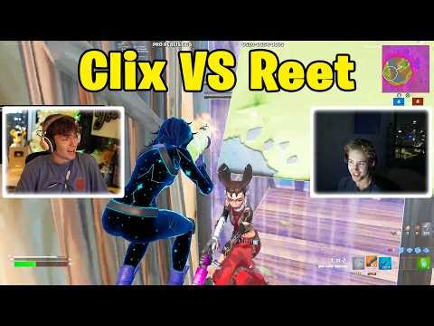 Reet VS Clix 1v1 Realistic PvP! #fortnite