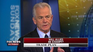 7.2K views · 136 reactions | White House Trade Adviser Peter Navarro tells Chris that U.S. allies won't be exempt from steel, aluminum tariffs. | Fox News Sunday | Facebook