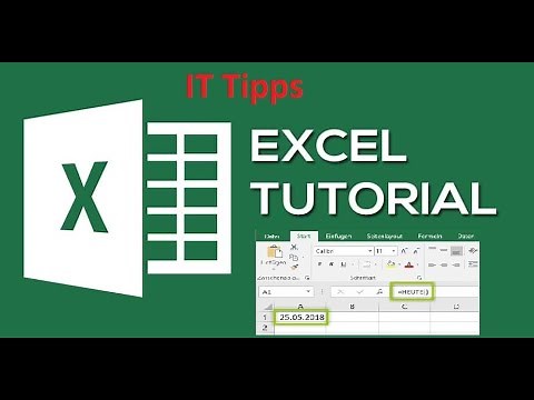 Excel: Einfügen eines Datums oder einer Uhrzeit, wobei die Werte aktualisiert werden