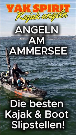 Fishing at Ammersee? Boat and Kayak Boat Launch Guide🎣🛶
