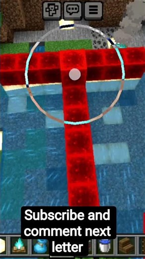 Minecraft “T” Letter Build 🔥 | Alphabet Art in Minecraft 🎮#Minecraft #1000subscriber #Shorts #Viral