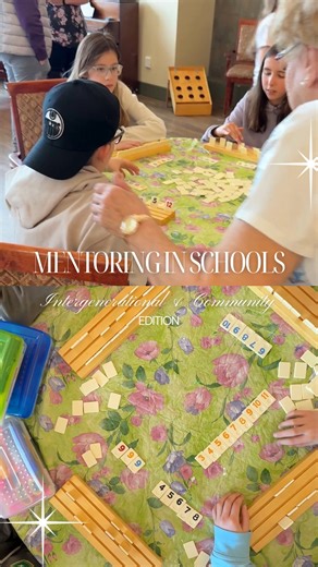 Alberta Mentoring Partnership on Instagram: "Mentoring in Schools, Intergenerational & Community edition! AMP had a great time SouthPointe School grade 5s and Southfort Bend Seniors, for enriching connecting in the Fort Saskatchewan community. We were happy to have @globalnews @globaledmonton come and capture the fun, and our followers can tune into Global News tomorrow evening to catch it. Community connection improves mental health, wellness, social isolation, and sense of belonging! Wonderful