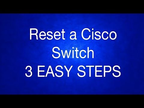 How to Reset a Cisco Switch to Factory Settings
