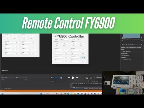 How to Control the FY6900 Function generator using VB.net