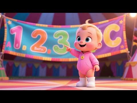 Circus 123 Tent Fun 🎪🤹 | Learn Numbers 1 to 10 for Kids | Fun Counting Adventure