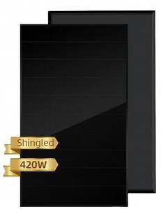 [Hot Item] All Black Solar Panel 400W 410W 415W 420W Shingled Mono Solar Panels