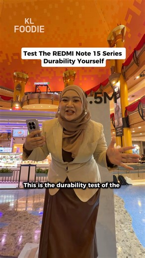 The REDMI Note 15 Series Roadshow is happening now at Sunway Pyramid and this is your chance to experience Titan Durability up close 💪📱 From the REDMI Note 15 Pro 5G to the REDMI Note 15 5G, check out the full lineup, explore smart home and AIoT products, and try out the durability testing zones yourself 🏠🤖 Not just that 👀 ✅ Roadshow exclusive promotions ✅ Get premium free gifts worth RM1832 ✅ Complete a challenge and unlock the blind box lucky draw 🎁 ✅ Purchase a REDMI Note 15 Series and 