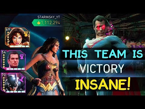 Injustice 2 Mobile. BEST Justice League Team Gameplay. Superman is INSANE! Unbeatable in Arena.