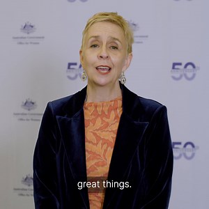 Micaela Cronin, Domestic, Family and Sexual Violence Commissioner, shared words of encouragement at a recent event celebrating 50 years of the Office for Women. #OFW #OfficeforWomen | Australian Government