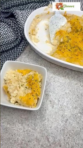 Baked Cauliflower with Cheese | Low Carb Cauliflower Casserole
