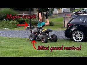 Custom built mini quad revival and rip!