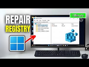 How to clean up and repair registry windows 11 | Full Guide