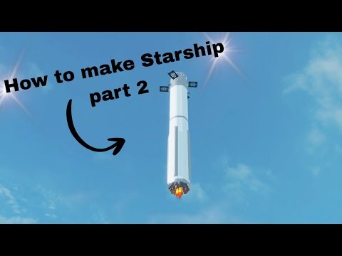 How to make starship in plane crazy pt 2