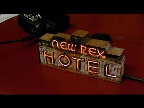 Modeling Neon Signs and the Las Vegas Sign Museum