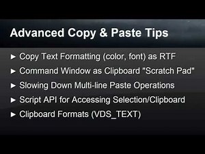 Advanced Copy & Paste in SecureCRT
