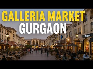 Galleria Market Gurgaon Vlog | Best Food & Shopping Destination in Gurugram